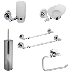 Set 6 Pezzi Accessori Da Bagno Narciso 007 Ottone Cromato precio