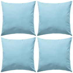 Cuscini Da Esterno 4 Pz 45x45 Cm Celesti precio