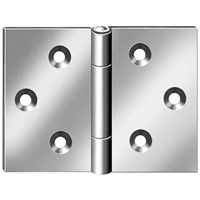 Caporeparto Agosto Interni Cerniera, Largo, Acciaio Inox, 40 X 60 X 1,0 Mm, Matt, 48539