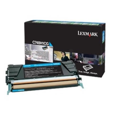 C748H3CG Toner Originale Ciano per C748de Capacità 10000 Pagine