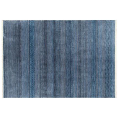 Tappeto Moderno Con Motivi Blu 160 X 230 Cm Indigo