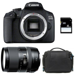 Eos 2000d + Tamron 16-300 Vc + Custodia + Carte Sd 4GB precio