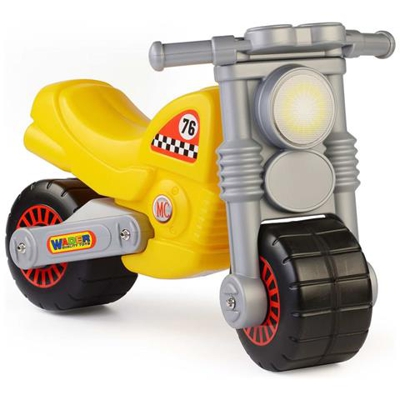 Wader Motocicletta Cavalcabile 63x38x44 Cm Gialla 1450527