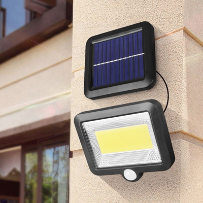 Insma - 120 luci da giardino con sensore split a LED ad energia solare COB 98SMD impermeabili