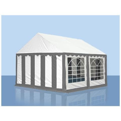 Tendone per feste PVC bianco e grigio 4x4 m