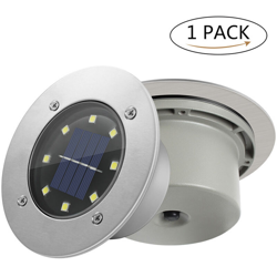 8LED Solar White Light Buried Light Installazione singola en oferta
