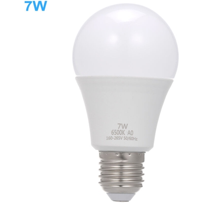 Lampadina LED AC160-265V Lampadina E26 / E27 Lampadina 6500K 7W 9PCS