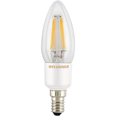 TOLEDO RETRO DIMM CANDELA C35 CHIARA LED 470LM E14 4,5W - Sylvania