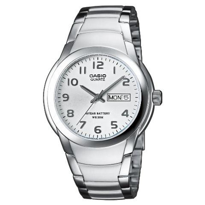 Orologio Da Polso, Quadrante Analogico Da Uomo, Acciaio Inox, Colore Metallizzato