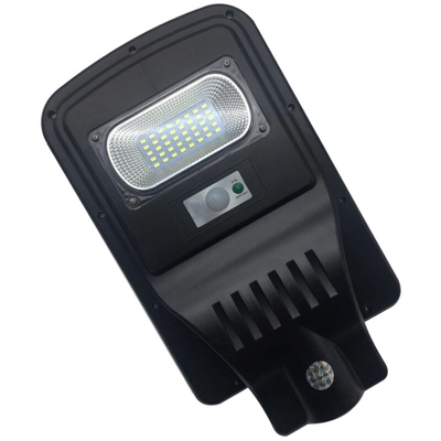 Faro led lampione stradale 30 w luce fredda energia solare crepuscolare F05930