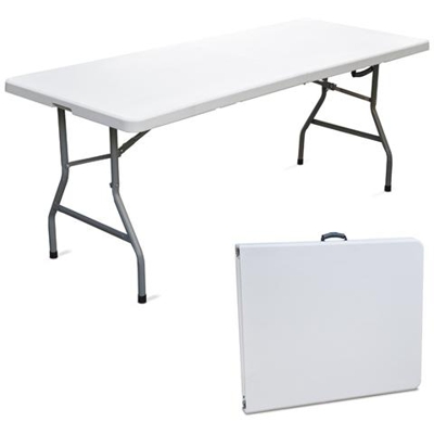 Tavolo 180x75cm Resina Richiudibile Valigia 45065