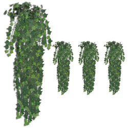Foglie Artificiali Di Edera 4 Pz Verdi 90 Cm características