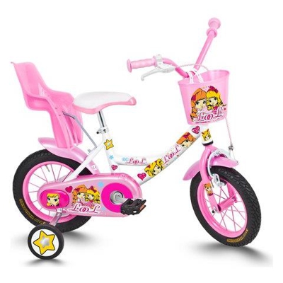 Bici MTB 12 LOLL c / portab. D Bianca 653