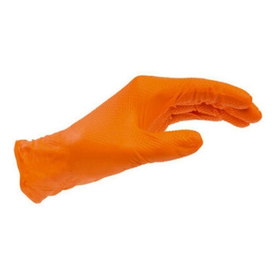 Wurth - Guanti Nitrile Arancioni Monouso Meccanico Non Talcati L 50pz 0899470122