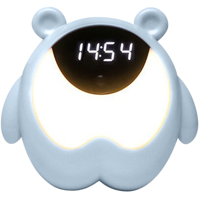 SY-Colorful sensore sveglia luce notturna 3 gruppi sveglia funzione snooze blu (batteria incorporata)