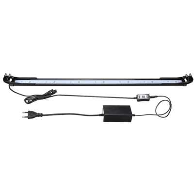 Insma - Lampada di illuminazione RGB da 72 cm con rampa per acquario bluetooth 21 LED 24W