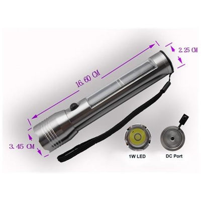 Lampe Torche Flash WESTERN En Alliage alluminio - Portée 200 M