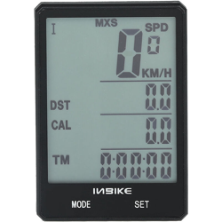 Inbike - CX-9 computer da bicicletta a grande schermo con retroilluminazione bianca características