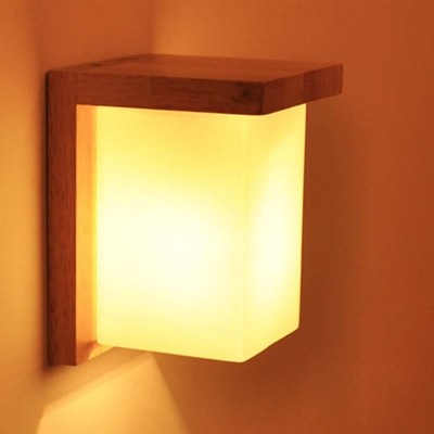 Lampada da parete in legno massiccio Sconce da parete Lampada da parete moderna in legno massiccio