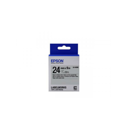 Epson Nastro fondo Opaco Argento per testo Nero 24/09 LK-6SBE características