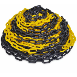 Catena Sicurezza Traffico 30 m Plastica Giallo/Nero en oferta