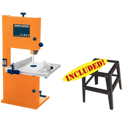 METAWOOD MTSBB750-2234P - Sega a nastro 750w con base d'appoggio