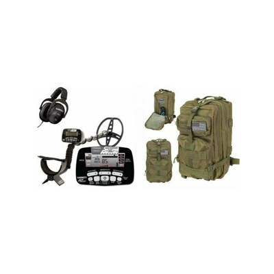 Garrett metal detector at pro international at-pro + cuffie ms-2 +zaino militare
