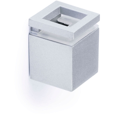 Reggimensola regolabile per vetro e legno, Zama, Cromato Satinato. Marchio REI