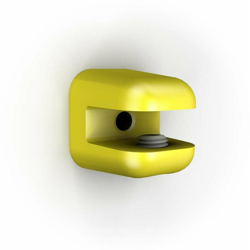 Reggipiani in nylon giallo 2,7 cm características