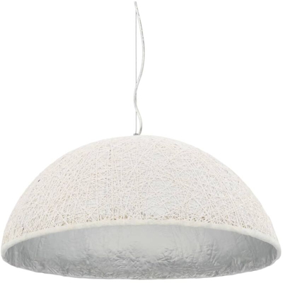 Lampadario da Soffitto Bianco e Argento ?70 cm E27 - Multicolore - Youthup
