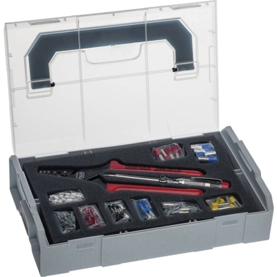 338-23 Pinza pressatrice Incl. tester di tensione, incl. Assortimento di capicorda - NWS
