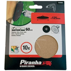 Stanley Black&decker - B.D. 5 DISCHI D.125 GR.60 ART.A1452 precio