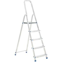 Scala in Alluminio con 5 Gradini 150 kg - Youthup en oferta