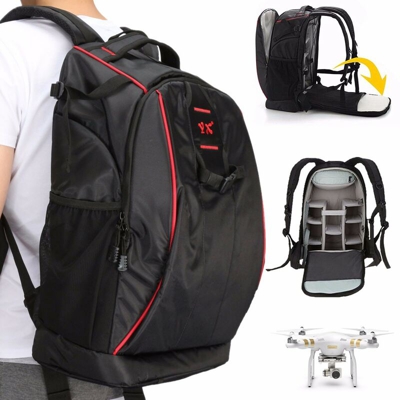 Insma - Protezione zaino in nylon per DJI Phantom 4 3 2 Vision Custodia da spalla Custodia da trasporto impermeabile