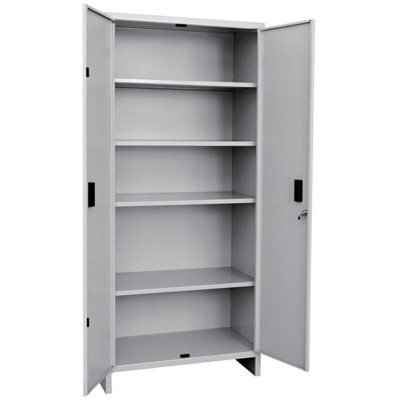 ARMADIO 2 Ante in Lamiera Verniciata CON RIPIANI 80X40X176H cm Fornito Smontato