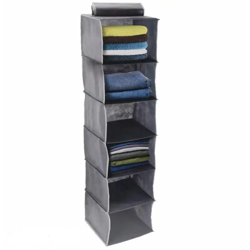 Ver Lgvshopping - Organizzatore di spazio con 6 tasche posti scomparti pieghevole per armadio y sus características Lgvshopping - Organizzatore di spazio con 6 tasche posti scomparti pieghevole per armadio precio