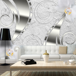 Fotomurale Flowering abstraction cm 250x175 - Artgeist en oferta