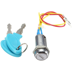 Interruttore di accensione 2 cavi chiave per scooter elettrici en oferta