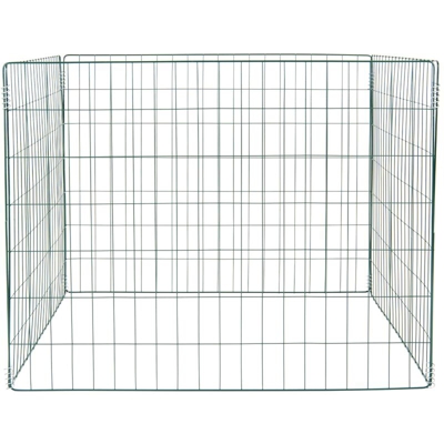 Compostiera in metallo da giardino compostatore fogliame contenitore 90x90x70 cm