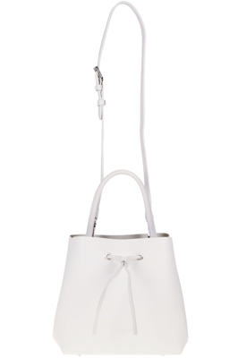 Leather bucket bag