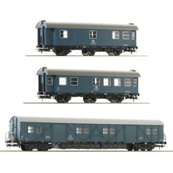 3 pz. Kit: Vagone per treno da cantiere, DB 67198 - Roco características