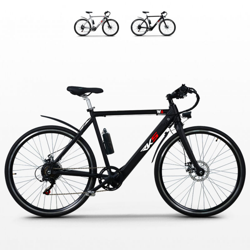 Bicicletta elettrica ebike city bike da uomo 250W Shimano W6 | Colore: Nero características