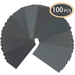 100 fogli di carta vetrata per lucidare la superficie della vernice per auto a secco / umido a doppio scopo precio