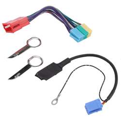 Adattatore Bluetooth audio ausiliario per auto per coltello Audi con linea colorata características