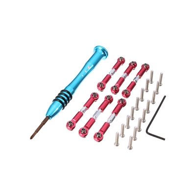 Aste metalliche regolabili per aggiornamento WLtoys A959-B A979-B A959 A969 A979 K929 RC Car Part ROSSO