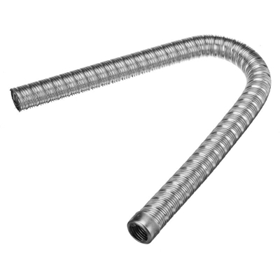 Tubo di scarico diesel ad aria in acciaio inossidabile da 100 cm 24 mm con tappo per riscaldatore Eberspacher