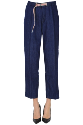 Cotton and linen trousers