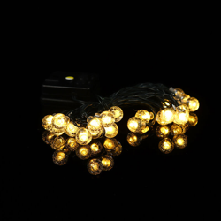 Drillpro - 8 modalità di luci con palline da giardino solari, ghirlande impermeabili, luci di fata all'aperto, sfere di cristallo, illuminazione precio