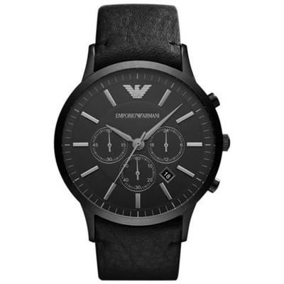 Ar2461 Classic Quadrante Nero Orologio Cronografo Da Uomo