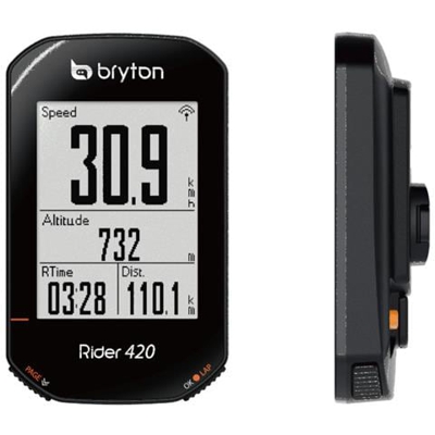 Rider 420e Ciclocomputer Con Gps Colore Nero
